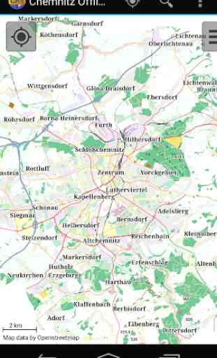 Carte de Chemnitz hors-ligne 1