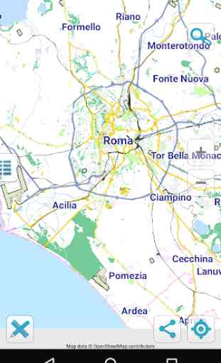 Carte de Rome hors-ligne 1