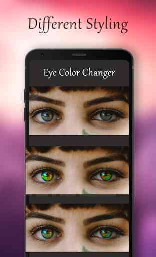 Changeur de couleur des yeux : Eye Photo Editor 4