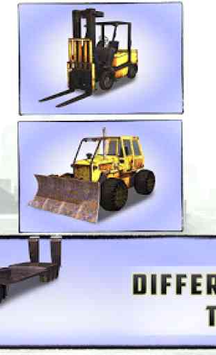 Construction Vehicles Cargo Truck Game 3