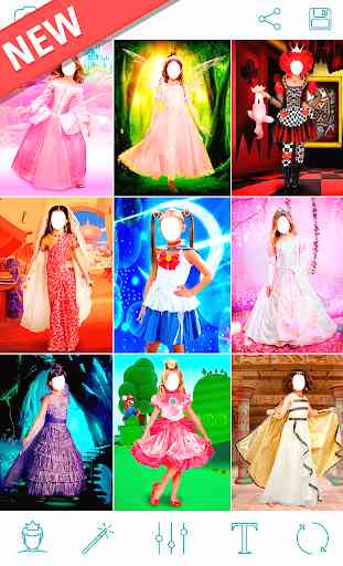 Costume de Princesse Fille - Princess Dress & Hair 2