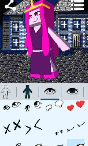 Créateur d'avatar : jeux cubiques 3