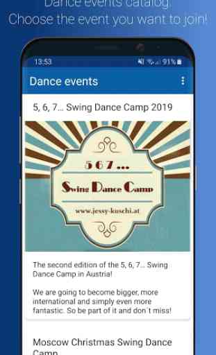 Dance events 1