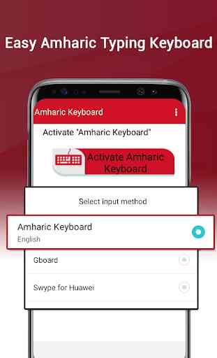 Easy Amharic Keyboard– English to Amharic Typing 2