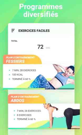 Easy Workout - exercices, les abdos et les fesses 2