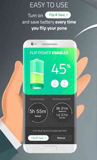 Économiseur & Optimisateur de batterie - Flip&Save 1
