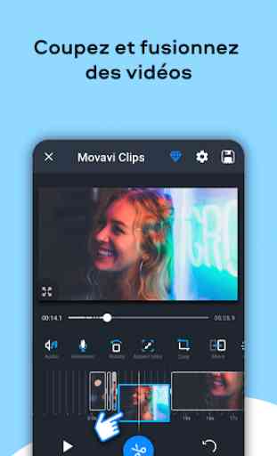 Editeur vidéo Movavi Clips 3