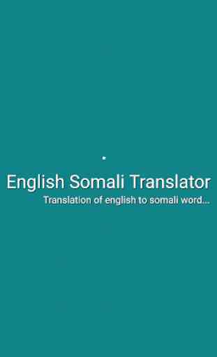 English Somali Translator 1