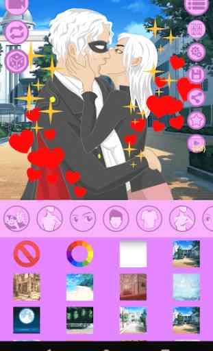 Fabricant d'avatar: Kiss couples 3