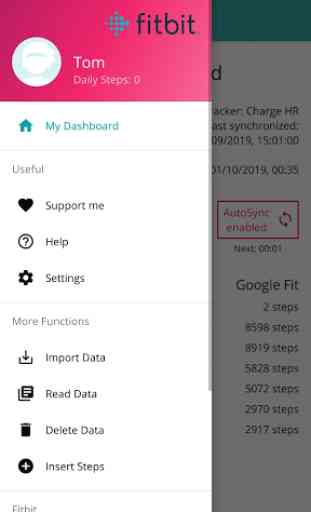 FitToFit - Fitbit to Google Fit 2
