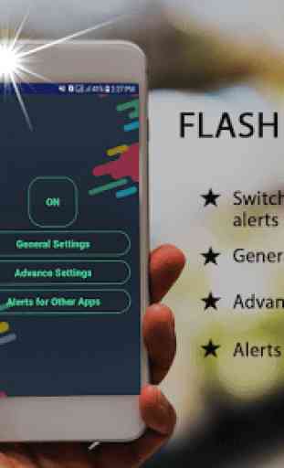 Flash automatique sur appel et SMS & LED Torch. 2