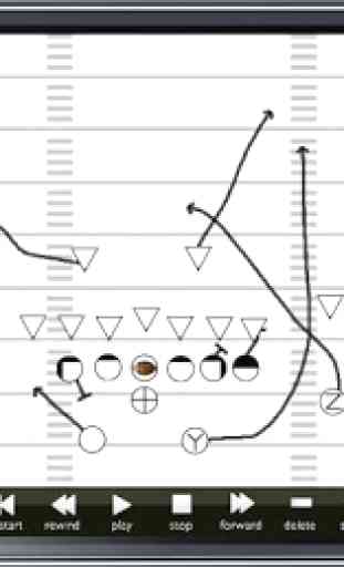 Football Play Designer and Coach Tactic Board 3