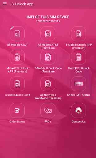 Free Unlock LG Mobile SIM 1