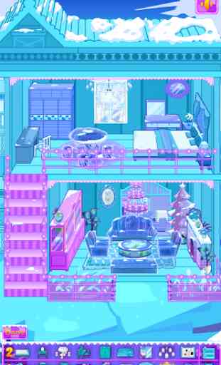 Frozen Dollhouse Design,Ice Dollhouse for girls 3