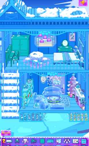 Frozen Dollhouse Design,Ice Dollhouse for girls 4