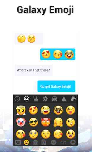 Galaxy Emoji - Emoji Keyboard 1