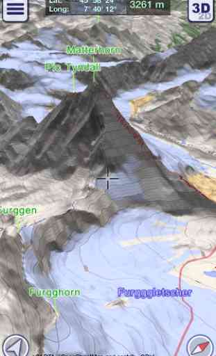 GeoFlyer Europe 3D - Cartes Hors Ligne GPS Routage 1