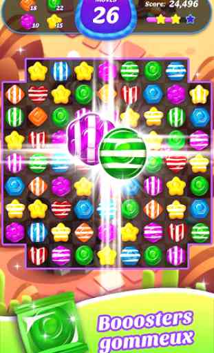 Gummy Candy Blast - Match 3 gratuit jeu de puzzle 2