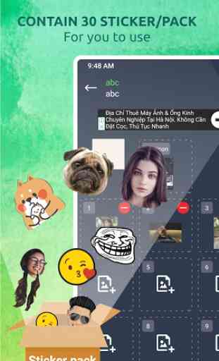Hacer Stickers: Stikers - Own Face Sticker Maker 2