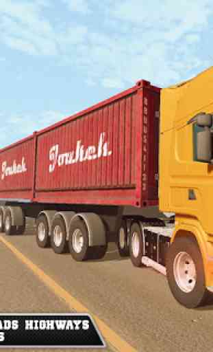 Heavy Truck Simulator 2019: Remorque longue euro 3
