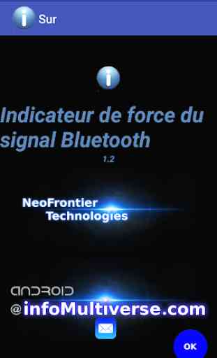 Indicateur signal Bluetooth. 3