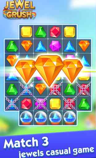 Jewels Crush - Match 3 Puzzle Aventure 1