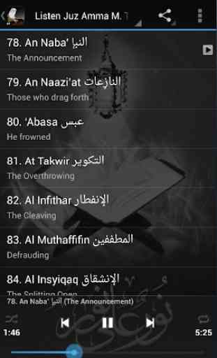 Juz Amma MP3 - Thaha Al-Junayd 1