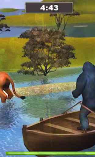 Lion Vs Gorilla : Animal Family Simulator Game 4