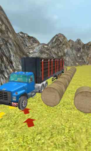 Log Truck Simulator 3D: Trailer Parking 1