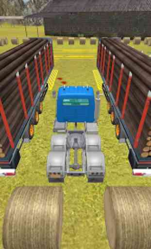 Log Truck Simulator 3D: Trailer Parking 2