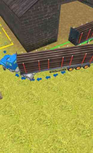 Log Truck Simulator 3D: Trailer Parking 3