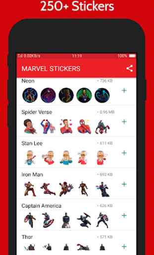 Marvel's Avengers Stickers WAStickerApps 2