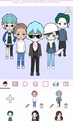 My Webtoon Character - K-pop IDOL avatar maker 1