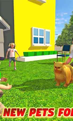papa virtuel: famille heureuse 3D 3