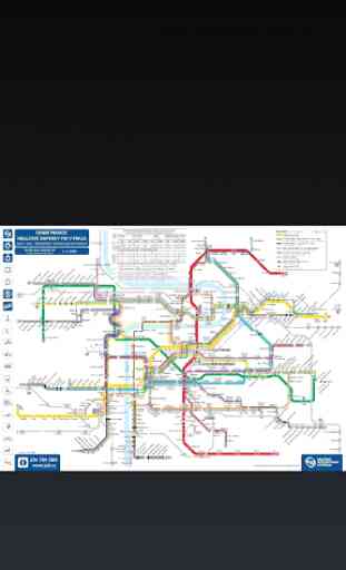 Prague Metro & Tram Map 1