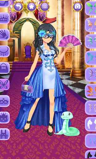 Princesse Anime Jeu Dress Up 4