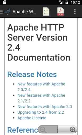 Reference Manual for Apache Web Server 1