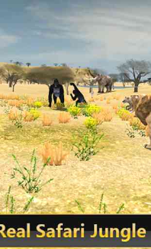 Simulateur de safari de lion sauvage 3d 4