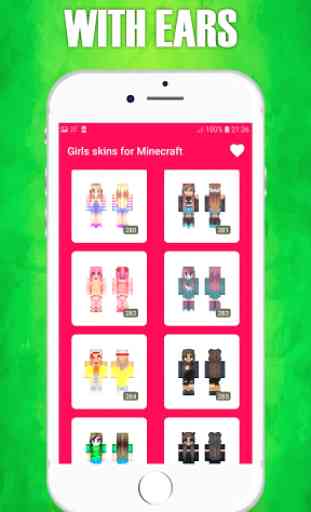 Skins pour filles pour Minecraft PE 4