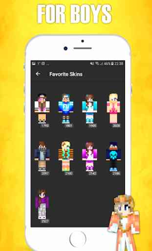 Skins pour Minecraft PE 3
