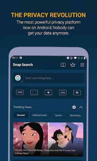 Snap Search: Incognito Anonymous Search & Browser 1
