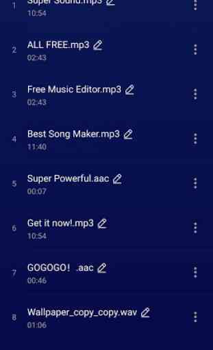 Super Sound - Éditeur de musique gratuit 4