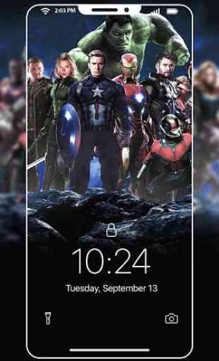 Superhero Wallpaper : 4K Neon Background 2