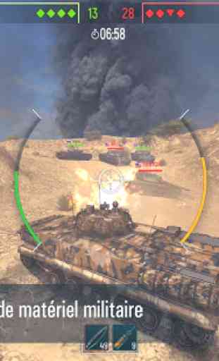 Tank Force: Chars 3D en ligne 2