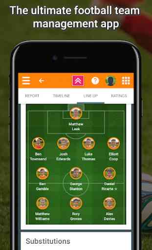 TeamStats - football team management app 1