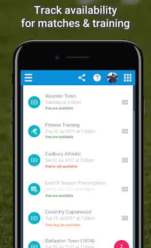 TeamStats - football team management app 3
