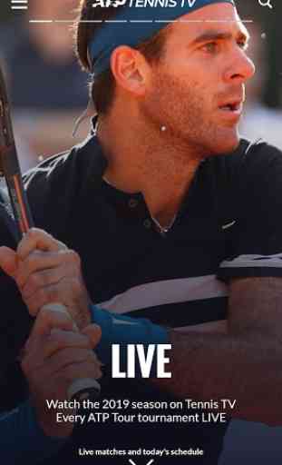 Tennis TV - Streaming ATP en direct 1
