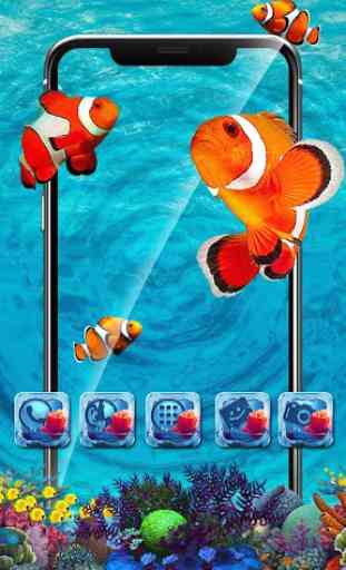 Thème 3D Nemo Aquarium 1