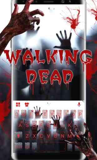 Thème de clavier Bloody Walking Dead 1