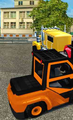 transport de voiture de pelle: simulateur 1